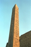 Egypt - Luxor: obelisc in the front of the Luxor Temple (photo by J.Kaman)
