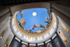 San Salvador, El Salvador, Central America: Metropolitan Cathedral - interior of the dome - photo by M.Torres