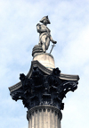 London, England: Trafalgar square - Nelson's column - photo by K.White