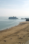 England (UK) - Ramsgate (Kent): the Primrose approaches the port - channel ferry - Trans Europa Ferries - Isle of Thanet - photo by K.White