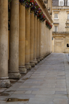 England - Bath (Somerset county - Avon): Roman style columns - photo by C. McEachern