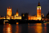 London: Houses of Parliament / Westminster Palace at night - seen from Lambeth - photo by  M.Torres