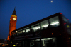 London: Big Ben and London bus at night - Bridge street - photo by M.Torres