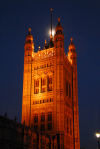 London: Westminster Palace - Victoria Tower at the House of Lords end of the palace - photo by  M.Torres