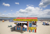 Weymouth Beach, Dorset, England: snacks hut - photo by I.Middleton