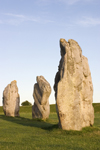 Avebury, Wiltshire, South West England, UK: Avebury stone circle - part of the outer circle - UNESCO World Heritage Site - photo by I.Middleton