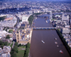 London, England: Houses of Parliament and the Thames - Aerial - photo by A.Bartel