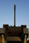Eritrea - Massawa, Northern Red Sea region: tank in a war monument - photo by E.Petitalot