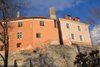 Estonia - Tallinn - Old Town - Toompea Hill houses with graffiti - photo by K.Hagen