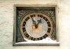Estonia - Tallinn: Tallinn: clock of the Holy Ghost Church - old town - clock with snow - kell (photo by M.Torres)