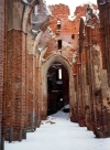 Estonia - Tartu: after the war - ruins of the Cathedral on Dome hill / Toomemagi ja Toomkirik (photo by M.Torres)