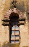 Gondar, Amhara Region, Ethiopia: Royal Enclosure - Yohannes Library - narrow window - photo by M.Torres