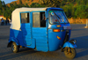 Axum - Mehakelegnaw Zone, Tigray Region: Bajaj three-wheeler - auto rickshaw - tuk-tuk - photo by M.Torres