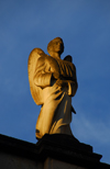 Addis Ababa, Ethiopia: Holy Trinity Cathedral - angel on the roof - photo by M.Torres