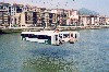Basque Country / Pais Vasco / Euskadi - Portugalete: where cars can fly - Transporter Bridge / Puente Colgante - Ibaizabal estuary - UNESCO world heritage - photo by M.Torres