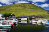 Vestmanna, Streymoy island, Faroes: the harbour is at the end on a sheltered inlet - photo by A.Ferrari