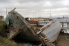 Falkland islands / Ilhas Malvinas - Port Stanley / Puerto Argentino: old boats - photo by C.Breschi