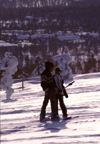 Finland - Lapland - Saarselk - ski lift - Arctic images by F.Rigaud