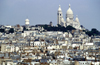 Paris, France: Sacr-Coeur church and Montmartre Hill, butte Montmartre, the highest point in the city - 18e arrondissement - photo by K.Gapys