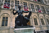 Paris, France: bronze statue in the plaza of the Hotel de Ville - 4e arrondissement - photo by C.Lovell