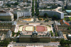 Paris: Ecole Militaire - French Military Academy seen from the Eiffel tower - architect Ange-Jacques Gabriel - 7th arrondissement - photo by Y.Baby