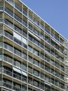 Le Havre, Seine-Maritime, Haute-Normandie, France: balconies - Residence de France, Apartments - Boulevard Clemenceau - photo by A.Bartel