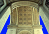 France - Paris: underneath the golden arches of the Arc de Triomphe (photo by D.Jackson)