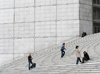 France - Paris: La Dfence - stairs of the arch (photo by J.Kaman)