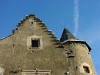 France - Ancizan (Midi-Pyrnes - Hautes Pyrnes dpt): medieval house (photo by A.Caudron)