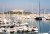France - Antibes (Alpes Maritimes): the fort and the marina (photo by M.Torres)