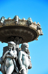 Paris, France: children representing the four seasons- Fontaine du Cirque, or Quatre-Saisons - architect Jacques Hittorff, sculptor Jean-Auguste Barre - Champs-lyses gardens, Carr Marigny - 8e arrondissement - photo by M.Torres