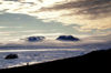 83 Franz Josef Land: Sunset scenic,Cape Heller, Wilzcek Land island - photo by B.Cain