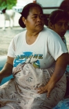 French Polynesia - Ua Pou island - Marquesas:  Hakahau - local woman (photo by G.Frysinger)