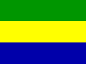 Gabon / Gabo / Gabona - flag