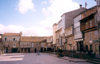 Galicia / Galiza - Celanova (Orense province): a quiet main square - uma praa principal tranquila - photo by M.Torres