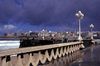 Galicia / Galiza - A Corua: a view from the Paseo de Orillamar in a stormy day - photo by S.Dona'