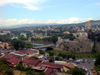 Georgia - Tbilisi: view from Narikala fortress - the city and the Mtkvari river - photo by N.Mahmudova
