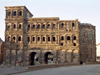 Germany / Deutschland - Trier / Trves (Rhineland-Palatinate / Rheinland-Pfalz): Porta Nigra - Roman gate - North side - Unesco world heritage - Trier is the oldest city in Germany - photo by M.Bergsma