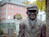 Germany / Deutschland - Monschau (North Rhine-Westphalia): statue (photo by Michel Bergsma)