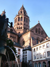 Germany / Deutschland / Allemagne - Mainz / Mayence / Moguncja / Majenco / Magonza (Rhineland-Palatinate / Rheinland-Pfalz): St. Martin Catholic Cathedral and fountain - Mainzer Dom - photo by Efi Keren