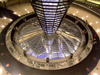 Germany / Deutschland - Berlin: the Reichstag - in the dome looking at the plenary hall - parliament - photo by M.Bergsma