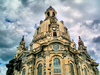 Dresden, Saxony / Sachsen, Germany / Deutschland: Dresdner Frauenkirche Lutheran church, destroyed in the Anglo-American firebombing of Dresden and rebuilt in 2004 - photo by E.Keren