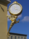 Germany - Bavaria - Munich / Mnchen: Golden clock - Huber - photo by J.Kaman