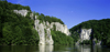 Germany - Weltenburg, Lower Bavaria: Donaudurchbruch gorge - the Danube breaks through the cliffs - Kelheim district - photo by W.Allgower