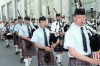 Lbeck (Schleswig-Holstein): Scottish bagpipers on parade - photo by J.Kaman
