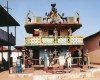 Ghana / Gana - Anomabu traditional area: Posuban shrine - company nr. 2 - Mankessim - Fante people (photo by Gallen Frysinger)