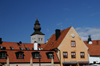 Gotland - Visby: view over the main tower of Sankta Maria Cathedral - photo by A.Ferrari