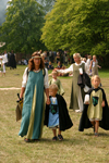 Gotland island - Visby: medieval family - medieval week - photo by C.Schmidt