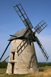 Sweden - Gotland - Fr island - Broa: windmill - photo by C.Schmidt