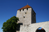 Gotland - Visby: the Gunpowder Tower on the western wall surrounding old Visby - ringwall - UNESCO World Heritage Site - Ringmuren - Kruttornet - photo by A.Ferrari